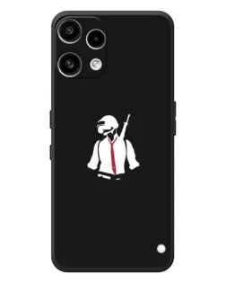 Чехол для Nothing Phone (3a) Lite с картинкой «PUBG — силуэт воина»