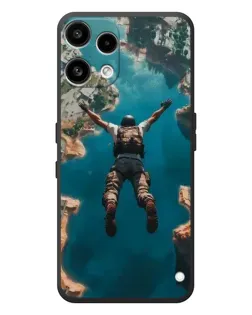 Чехол для Nothing Phone (3a) Lite с картинкой «PUBG — свободное падение»