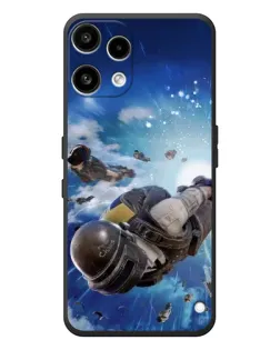 Чехол для Nothing Phone (3a) Lite с картинкой «Десант PUBG — прыжок»