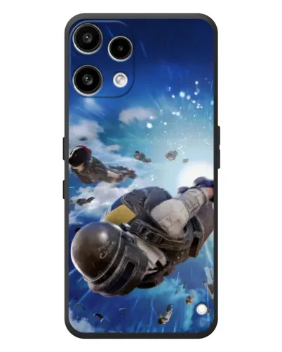 Чехол для Nothing Phone (3a) Lite с картинкой «Десант PUBG — прыжок»