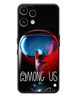 Чехол для Nothing Phone (3a) Lite с картинкой «Красный импостер — макро»