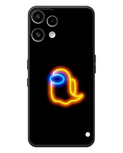 Чехол для Nothing Phone (3a) Lite с картинкой «Among Us неоновое сияние»