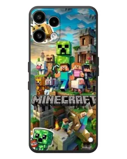 Чехол для Nothing Phone (3a) Lite с картинкой «Замок Minecraft»