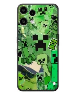 Чехол для Nothing Phone (3a) Lite с картинкой «Криперы Minecraft»