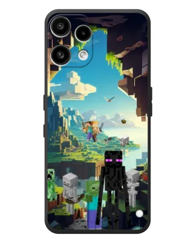Чехол для Nothing Phone (3a) Lite с картинкой «Эндермен в лесу» Чехол для Nothing Phone (3a) Lite с картинкой «Эндермен в лесу»