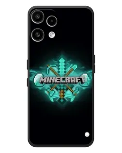 Чехол для Nothing Phone (3a) Lite с картинкой «Minecraft Diamond лого»