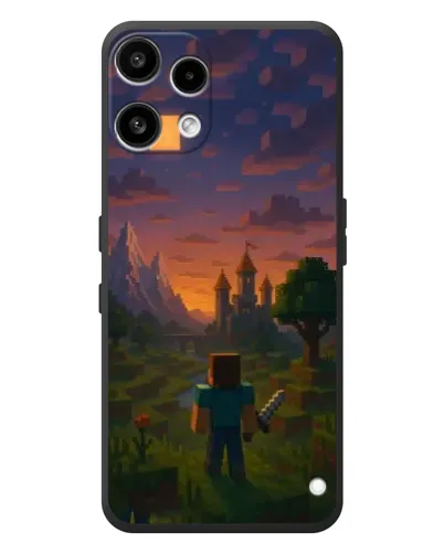 Чехол для Nothing Phone (3a) Lite с картинкой «Стив у башни» Чехол для Nothing Phone (3a) Lite с картинкой «Стив у башни»