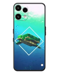 Чехол для Nothing Phone (3a) Lite с картинкой «Черепаха Minecraft»
