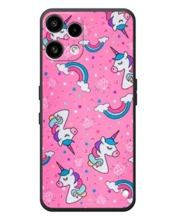 Чехол для Nothing Phone (3a) Lite с картинкой «Unicorn паттерн розовый» Чехол для Nothing Phone (3a) Lite с картинкой «Unicorn паттерн розовый»