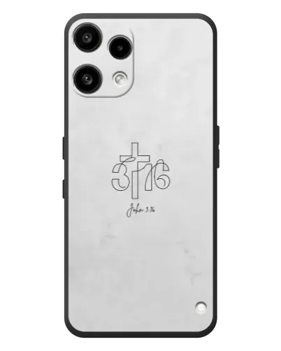 Чехол для Nothing Phone (3a) Lite с картинкой «Иоанна 3:16 Крест»