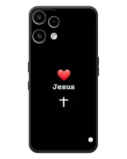 Чехол для Nothing Phone (3a) Lite с картинкой «Сердце - Jesus»