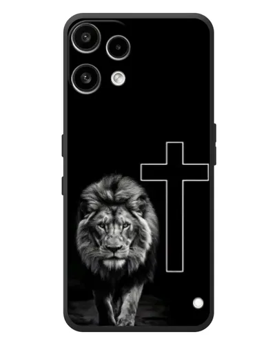 Чехол для Nothing Phone (3a) Lite с картинкой «Лев и Крест»