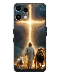 Чехол для Nothing Phone (3a) Lite с картинкой «Лев Иуды и Свет»