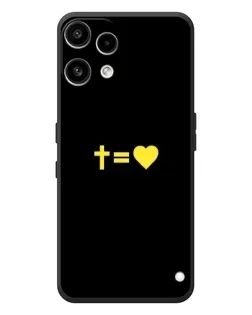 Чехол для Nothing Phone (3a) Lite с картинкой «Сердце и Крест»