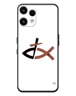 Чехол для Nothing Phone (3a) Lite с картинкой «Рыба и крест»