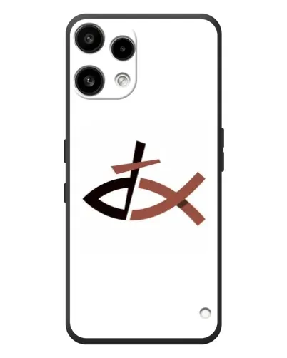 Чехол для Nothing Phone (3a) Lite с картинкой «Рыба и крест»