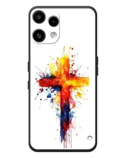 Чехол для Nothing Phone (3a) Lite с картинкой «Акварельный крест»
