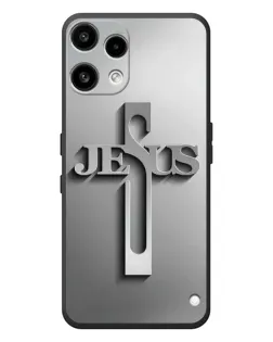 Чохол для Nothing Phone (3a) Lite з картинкою «Металевий хрест Jesus»