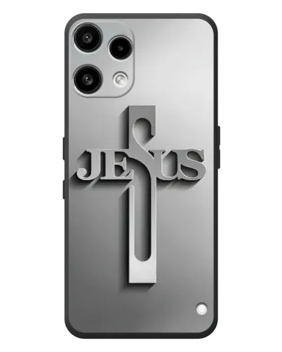 Чохол для Nothing Phone (3a) Lite з картинкою «Металевий хрест Jesus» Чохол для Nothing Phone (3a) Lite з картинкою «Металевий хрест Jesus»