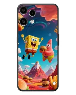 Чехол для Nothing Phone (3a) Lite с картинкой «Космический фастфуд»