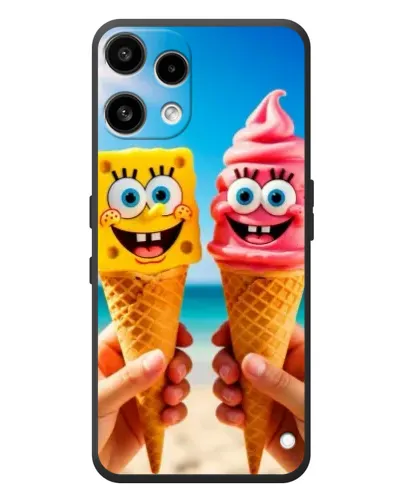 Чехол для Nothing Phone (3a) Lite с картинкой «Спанч Боб мороженое»