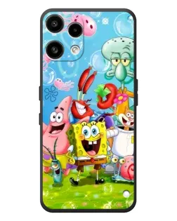 Чехол для Nothing Phone (3a) Lite с картинкой «Губка Боб и друзья»