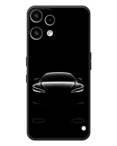 Чехол для Nothing Phone (3a) Lite с картинкой «Силуэт Tesla Night»