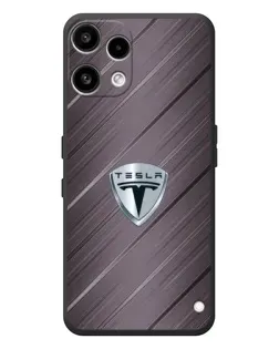 Чехол для Nothing Phone (3a) Lite с картинкой «Металлическая текстура Tesla»
