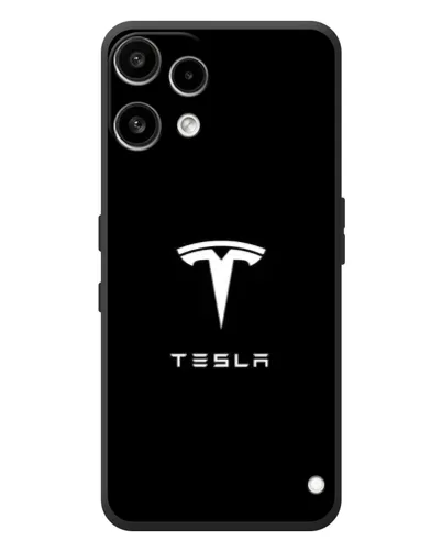 Чехол для Nothing Phone (3a) Lite с картинкой «Tesla White Logo»