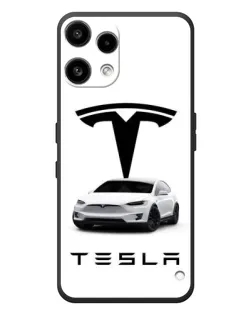 Чехол для Nothing Phone (3a) Lite с картинкой «Tesla White Style»