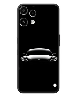 Чехол для Nothing Phone (3a) Lite с картинкой «Фары Tesla Night»