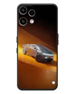 Чехол для Nothing Phone (3a) Lite с картинкой «Cybertruck в пустыне»