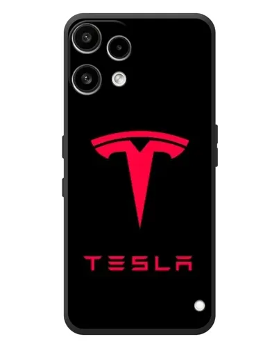 Чехол для Nothing Phone (3a) Lite с картинкой «Tesla Red Logo»