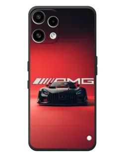 Чехол для Nothing Phone (3a) Lite с картинкой «Mercedes AMG — красная линия»