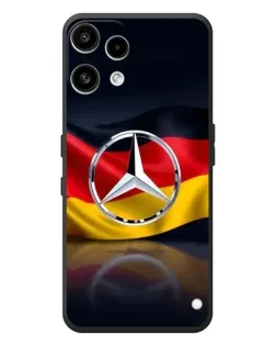 Чехол для Nothing Phone (3a) Lite с картинкой «Mercedes — флаг Германии»