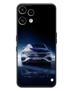 Чехол для Nothing Phone (3a) Lite с картинкой «Ночной Mercedes EQ»