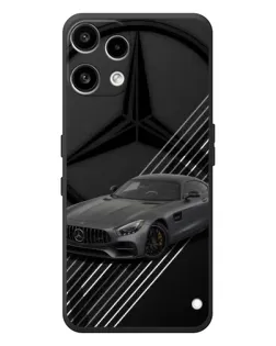Чехол для Nothing Phone (3a) Lite с картинкой «Mercedes AMG — графика»