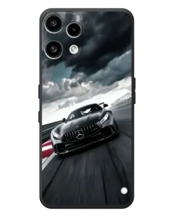 Чехол для Nothing Phone (3a) Lite с картинкой «Гоночный Mercedes AMG»