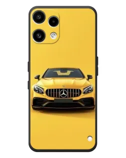 Чехол для Nothing Phone (3a) Lite с картинкой «Желтый Mercedes GT»