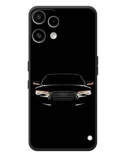 Чехол для Nothing Phone (3a) Lite с картинкой «Audi — ночной контур»