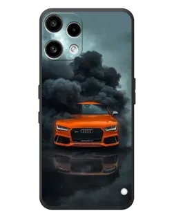Чехол для Nothing Phone (3a) Lite с картинкой «Audi в облаках дыма»