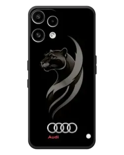 Чехол для Nothing Phone (3a) Lite с картинкой «Графика — пантера и Audi»