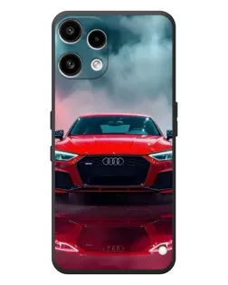 Чехол для Nothing Phone (3a) Lite с картинкой «Audi RS — красный стиль»