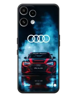 Чехол для Nothing Phone (3a) Lite с картинкой «Audi Sport — неон»