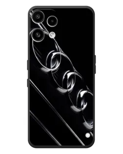 Чехол для Nothing Phone (3a) Lite с картинкой «Audi — абстрактные кольца»