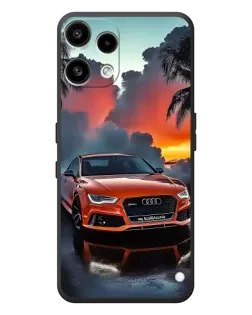 Чехол для Nothing Phone (3a) Lite с картинкой «Audi — закат»