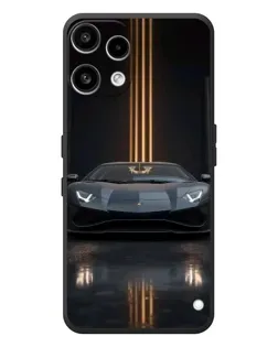 Чехол для Nothing Phone (3a) Lite с картинкой «Lamborghini золотые линии» Чехол для Nothing Phone (3a) Lite с картинкой «Lamborghini золотые линии»