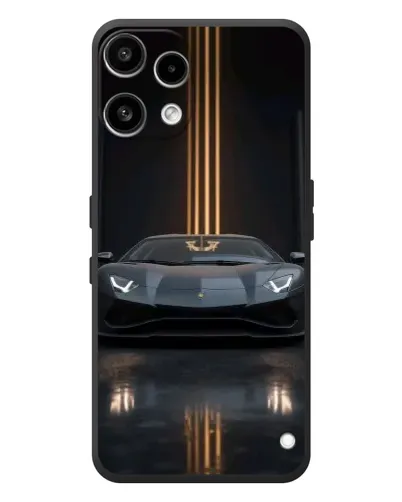 Чехол для Nothing Phone (3a) Lite с картинкой «Lamborghini золотые линии»