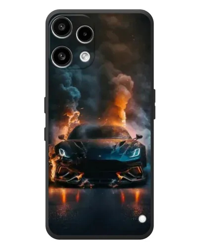 Чехол для Nothing Phone (3a) Lite с картинкой «Lamborghini дымная эстетика»