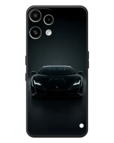 Чехол для Nothing Phone (3a) Lite с картинкой «Черный Lamborghini Aventador»